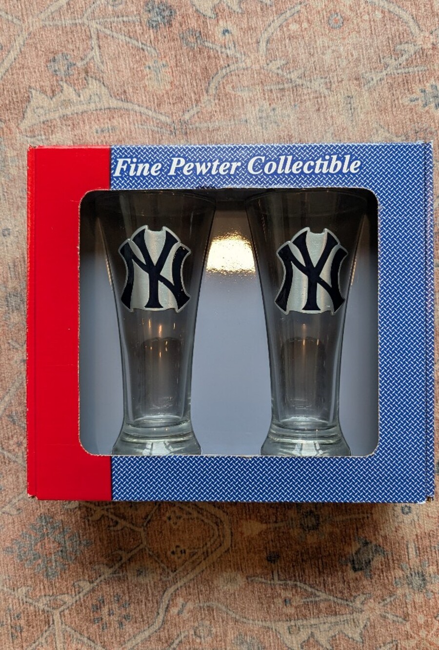 New York Yankees Pilsner Glass Set